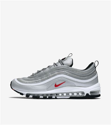 nike air max 97 silber metallic|air max 97 white silver.